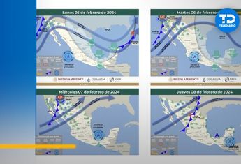 Frente frío 33 y Sexta Tormenta Invernal