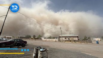 Tormenta de arena en Chihuahua