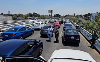 Choferes de Uber y Didi protestan en las principales avenidas| Juan Munguía
