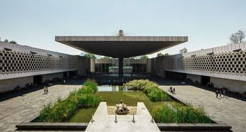 Patio del Museo Nacional de Antropología en la Ciudad de México. | Archivo