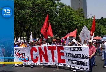 CNTE bloquea principales avenidas de CdMx | Cuartoscuro