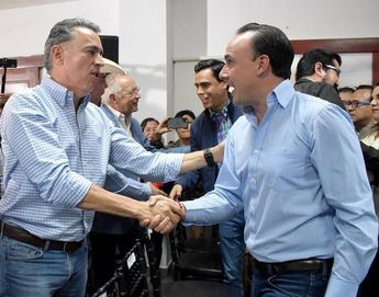 Manolo Jiménez y Guillermo Anaya, suma entre las fuerzas partidistas.