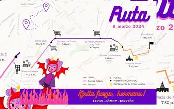 Marcha por el Día Internacional de la Mujer en Torreón