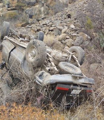 Paramédicos de Ramos Arizpe trasladaron a los heridos a un hospital en Saltillo para su atención médica.| Jesús Villegas