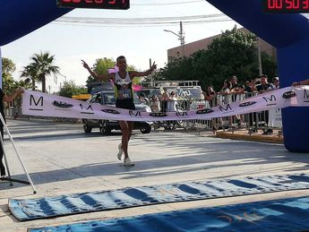 Cristian Zamora primer lugar varonil carrera Multimedios Laguna 15K