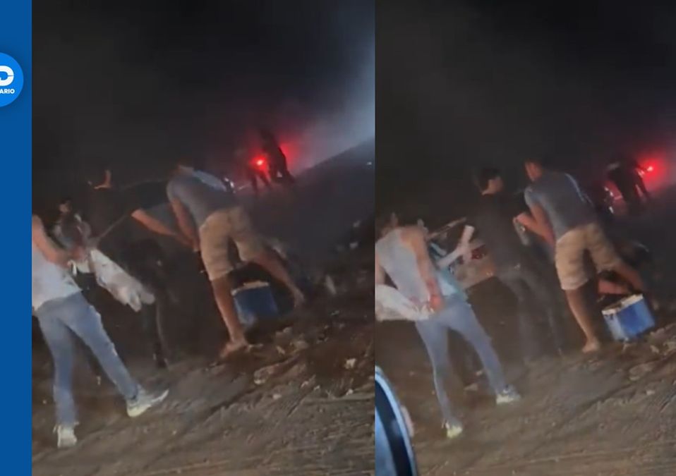 Captan pelea de jóvenes en presa La Boca en Santiago. | Especial