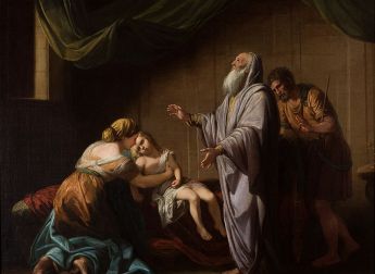 San Eliseo realizando alguno de sus milagros / Especial