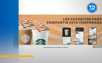 Promoción 2x1 en bebidas Starbucks