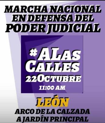 Empleados del Poder Judicial de Guanjauato convocan a marchar en León este domingo