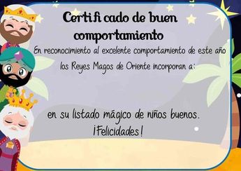 Certificado de Día de Reyes 2024 / TELEDIARIO