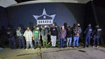 Los siete hombres detenidos serían presuntos transportistas | Elizabeth Guzmán