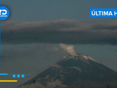 El semáforo de alerta volcánica del Popocatépetl está en Amarillo Fase 2 HOY 8 de febrero 2025 / Es Imagen