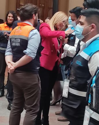 La secretaria de Salud, Alma Rosa Marroquín indicó que serán 93 verificadores realizando labores de vigilancia. | Orlando Maldonado