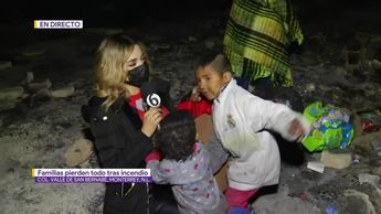 Regalo a menor que perdió su casa en incendio en Monterrey