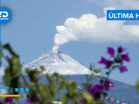 El semáforo de alerta volcánica del Popocatépetl está en Amarillo Fase 2 HOY 17 de enero 2025 / Andrés Lobato