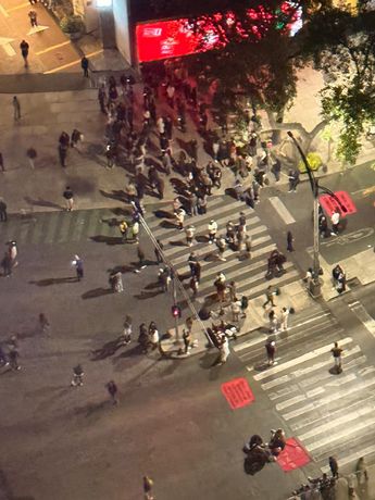 Desalojo de hotel en Reforma | Andrea Miranda