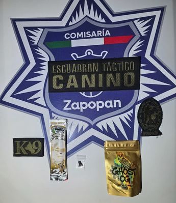 Sustancias incautadas a la detenida en Zapopan. | Comisaría de Zapopan