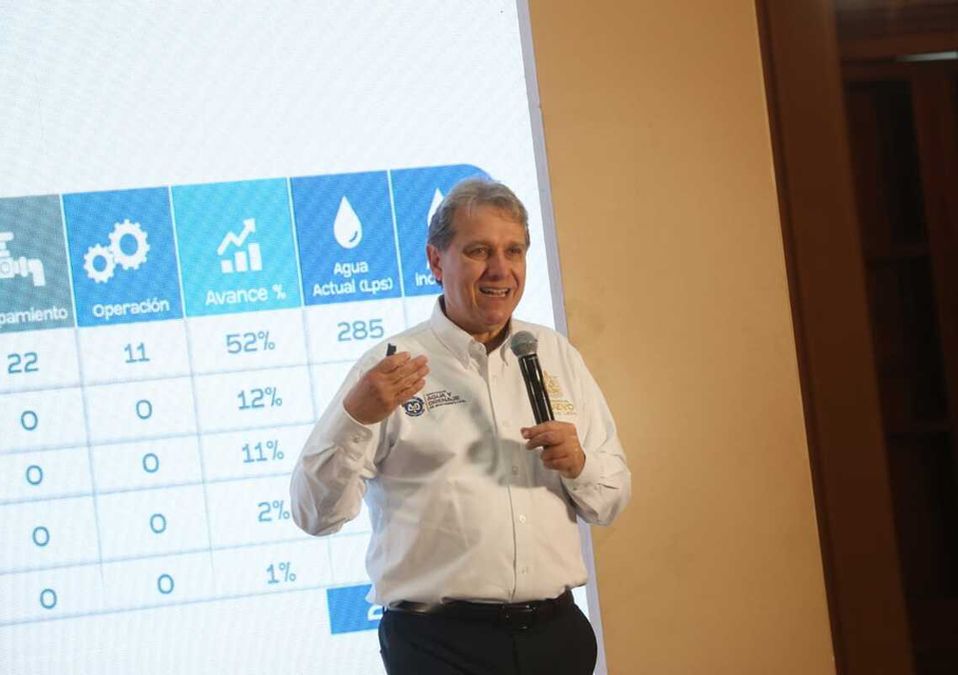 El director Juan Ignacio Barragán aseguró que no se acabará el agua para la capital del estado. | Raúl Palacios