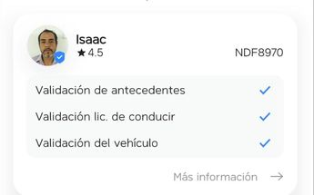 El conductor fue identificado como Isasc /Liset González