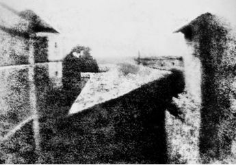 Vista desde la ventana de Le Gras, 1826. Nicéphore Niépce