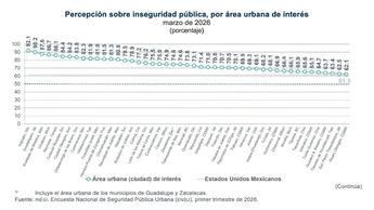 Irapuato, en Guanajuato, es la ciudad con mayor percepción de inseguridad en México | Inegi