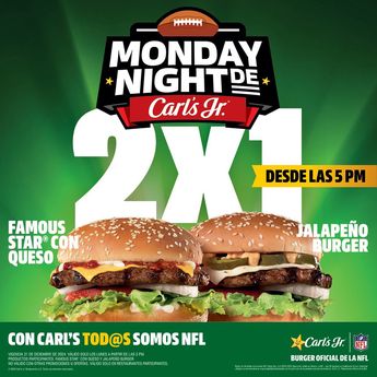 Carl's Jr anunció una nueva promoción del 2x1 que podrás disfrutar el resto del año | Especial