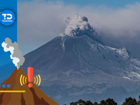 Actividad y monitoreo del volcán Popocatépetl hoy viernes 26 de abril de 2024 / Agencia Es Imagen