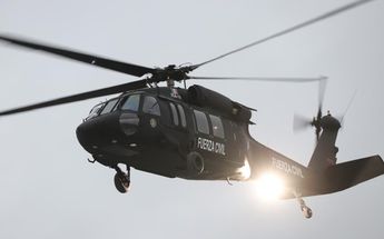 Helicóptero Black Hawk. | Roberto Alanis