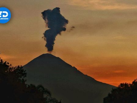 El semáforo de alerta volcánica del Popocatépetl está en Amarillo Fase 2 HOY 22 de abril 2025 / Andrés Lobato