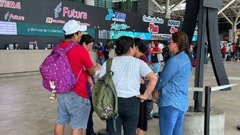 Central de camiones Monterrey hoy 16 de septiembre.| Marcela Cuevas