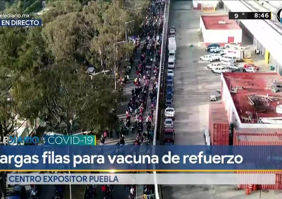 Vacunación contra covid-19 en Puebla