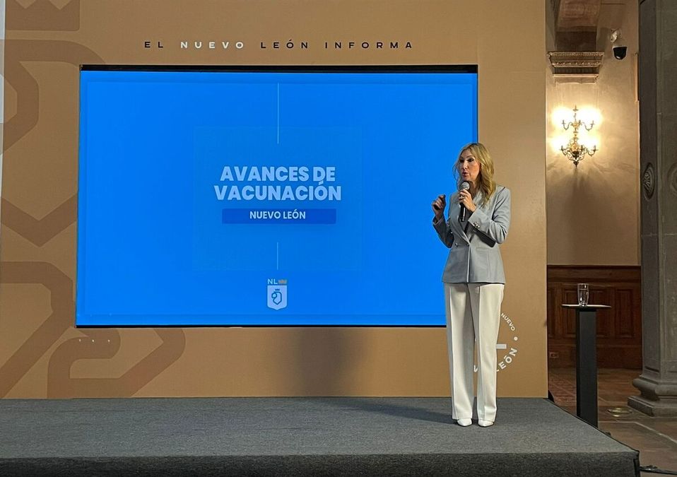 La secretaria de Salud de Nuevo León, Alma Rosa Marroquín. | Víctor González Garza