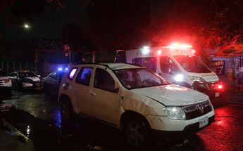 Accidente vehicular en circuito interior