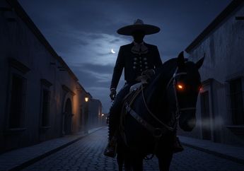 El origen de la leyenda del Charro Negro es difícil de rastrear, se cree que tiene una mezcla de creencias indígenas y del catolicismo. (Gemini)
