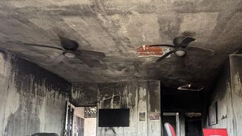 Así quedó la casa de Carlos Ferral en Guadalupe. | Especial