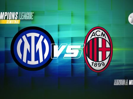 No te pierdas en vivo el partido de vuelta entre AC Milan vs Inter de Milan, semifinal de la Champions League.