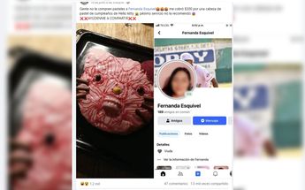 Regia publica foto de pastel de Hello Kitty que le vendieron | Especial