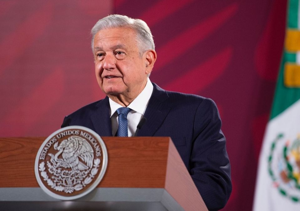AMLO en La Mañanera. / Presidencia