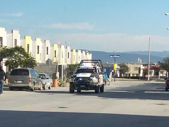 Policía Municipal en la colonia Valle de Santa Elena Sector San Pedro. | Agustín Martínez