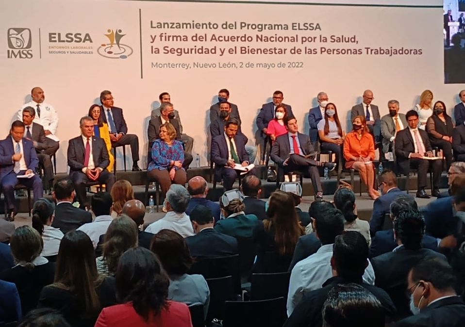 IMSS presenta el programa Entornos Laborales Seguros y Saludables