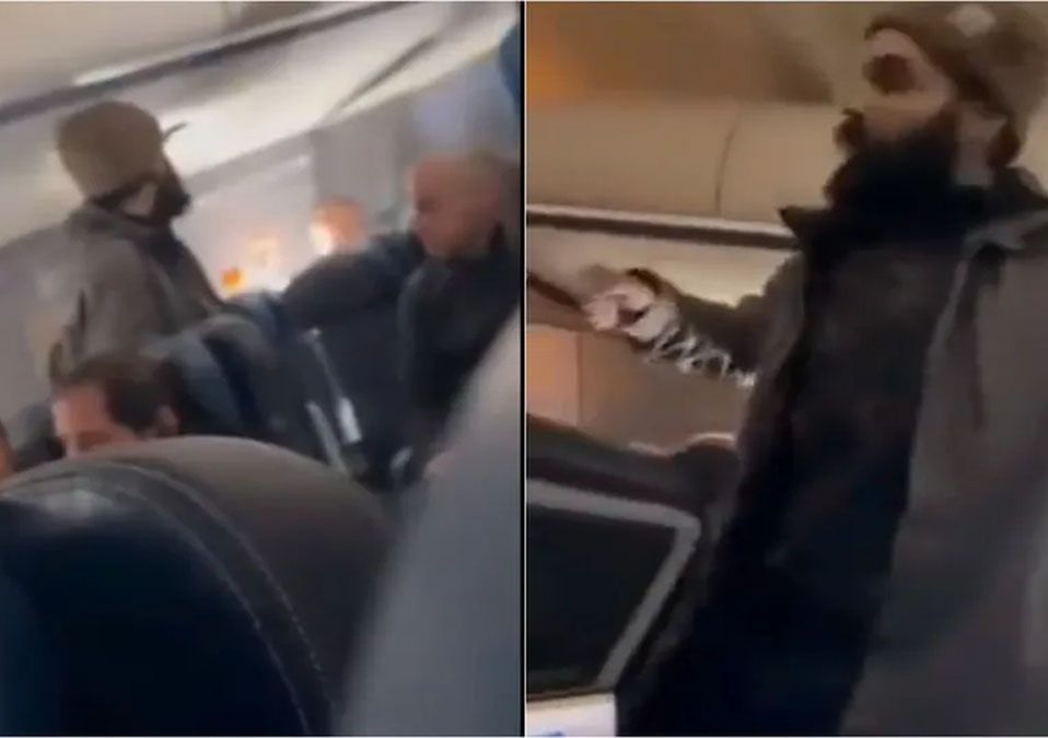 Arrestan a hombre en EU por intentar apuñalar a una azafata en pleno vuelo