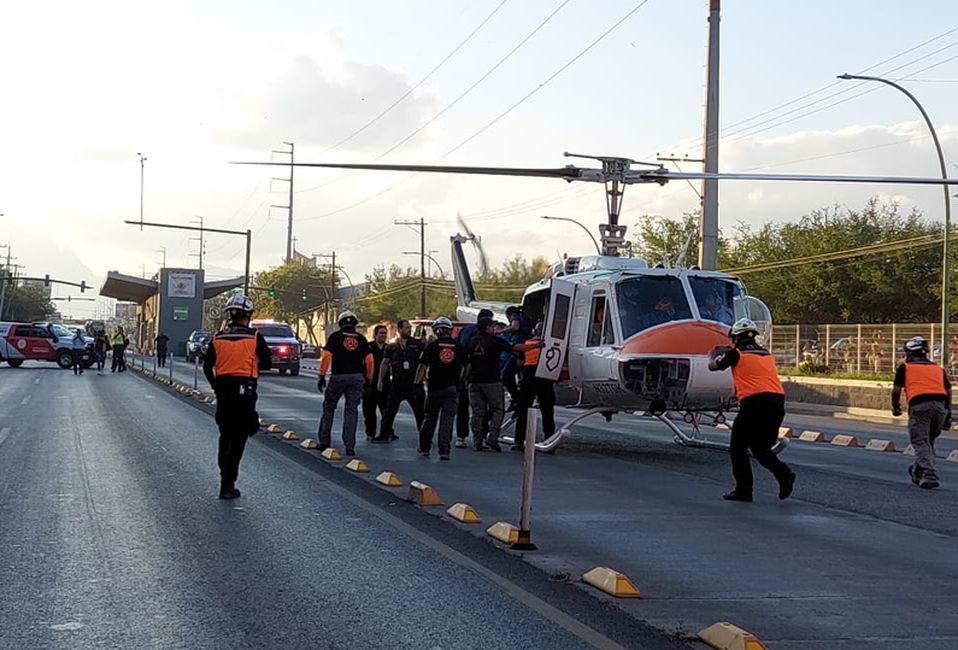 Operativo de traslado de corazón a hospital de Nuevo León. / Especial