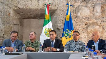 Salvador Zamora Zamora, encabezó la mesa de seguimiento de seguridad.