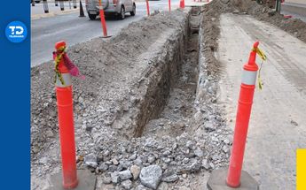 Obra inclusa de Agua y Drenaje en el Centro de Monterrey | Fabricio Gallegos