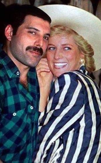 Freddie Mercury y su amistad con la princesa Diana