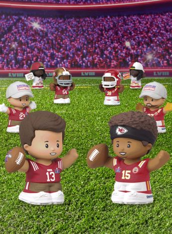 Edición especial de Little People del Super Bowl 2024.