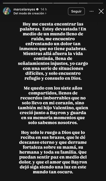 Marcela Reyes reacciona a la muerte del cantante B-King