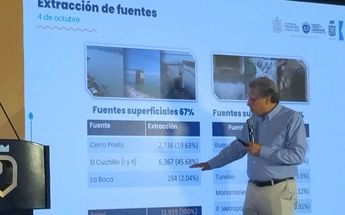 El director de Agua y Drenaje de Monterrey, Juan Ignacio Barragán. | Sandra González