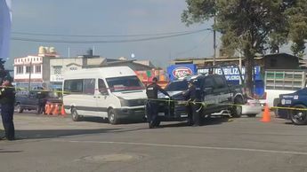 Asesinan a balazos a chofer de transporte público en Ozumba, Edomex.