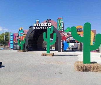 Se espera la asistencia de más de 60 mil visitantes en el Rodeo Saltillo 2025. | Cyntia Hernández